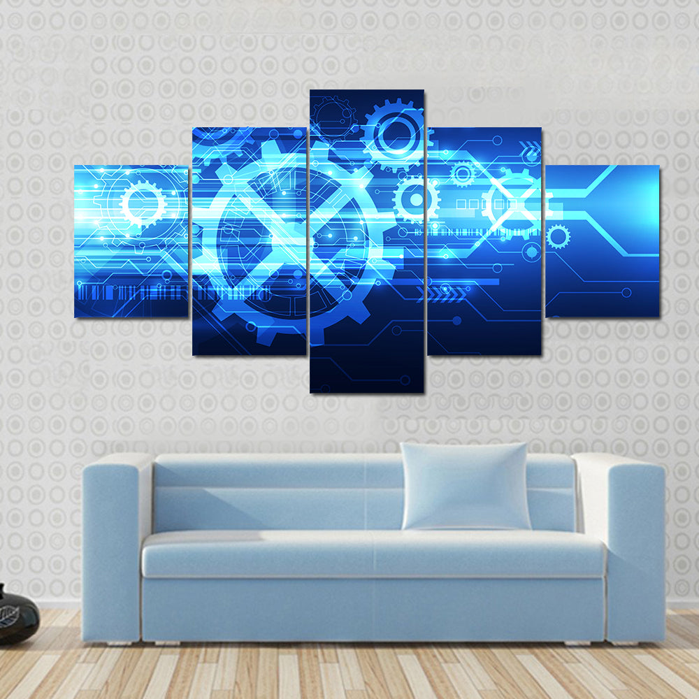 Engineering Future Technology Canvas Wall Art