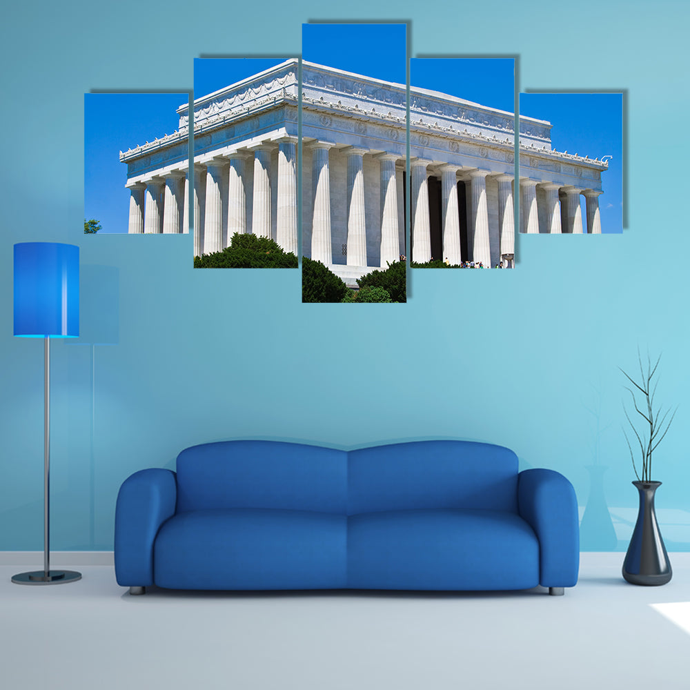 Lincoln Memorial in Washington Dc Canvas Wall Art