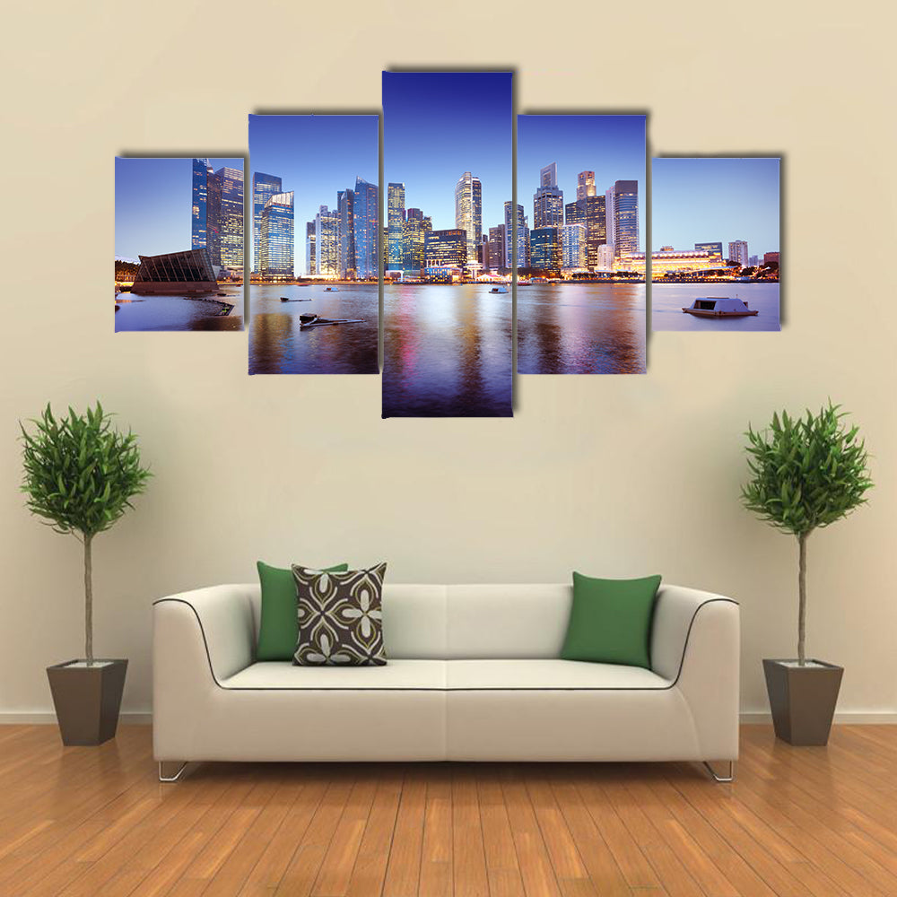 Singapore Cityscape Canvas Wall Art