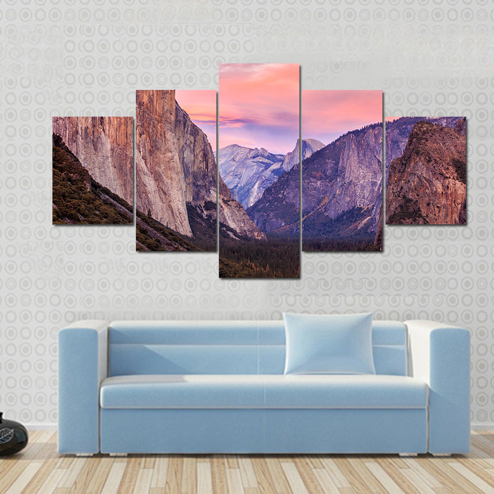 Yosemite National Park Valley Canvas Wall Art