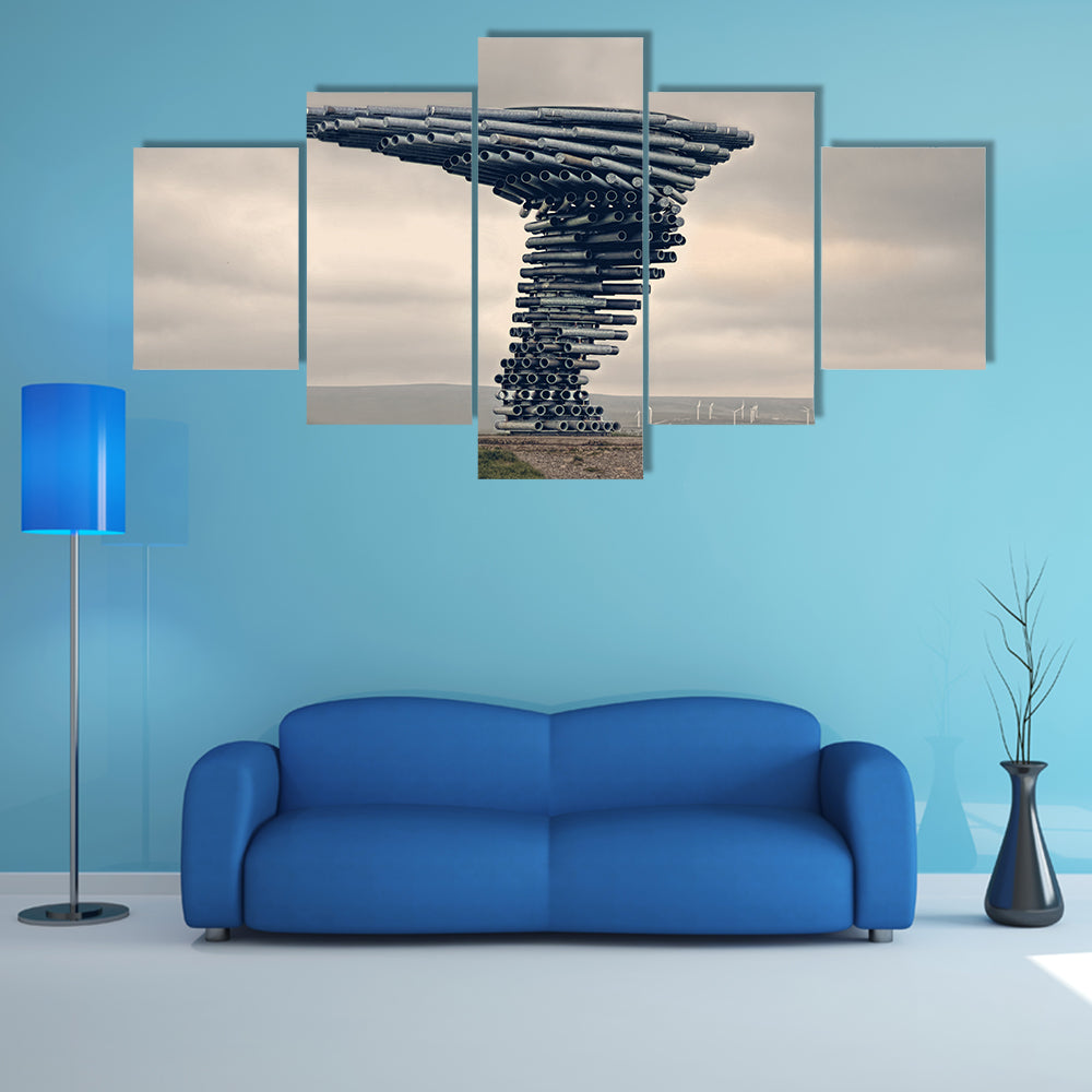 Singing Ringing Tree Sculpture in Lancashire Canvas Wall Art