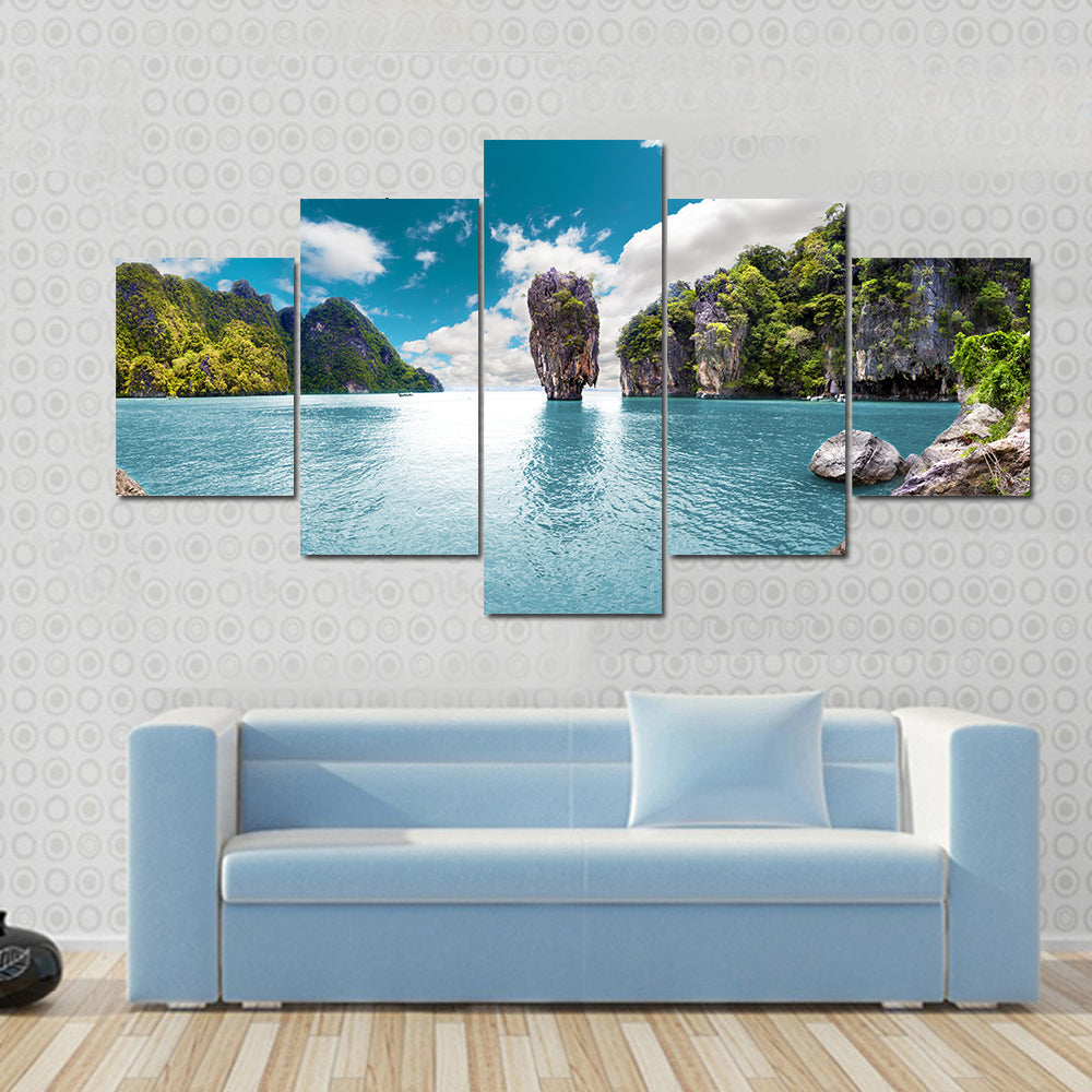 Thailand Sea And Phuket Island Canvas Wall Art