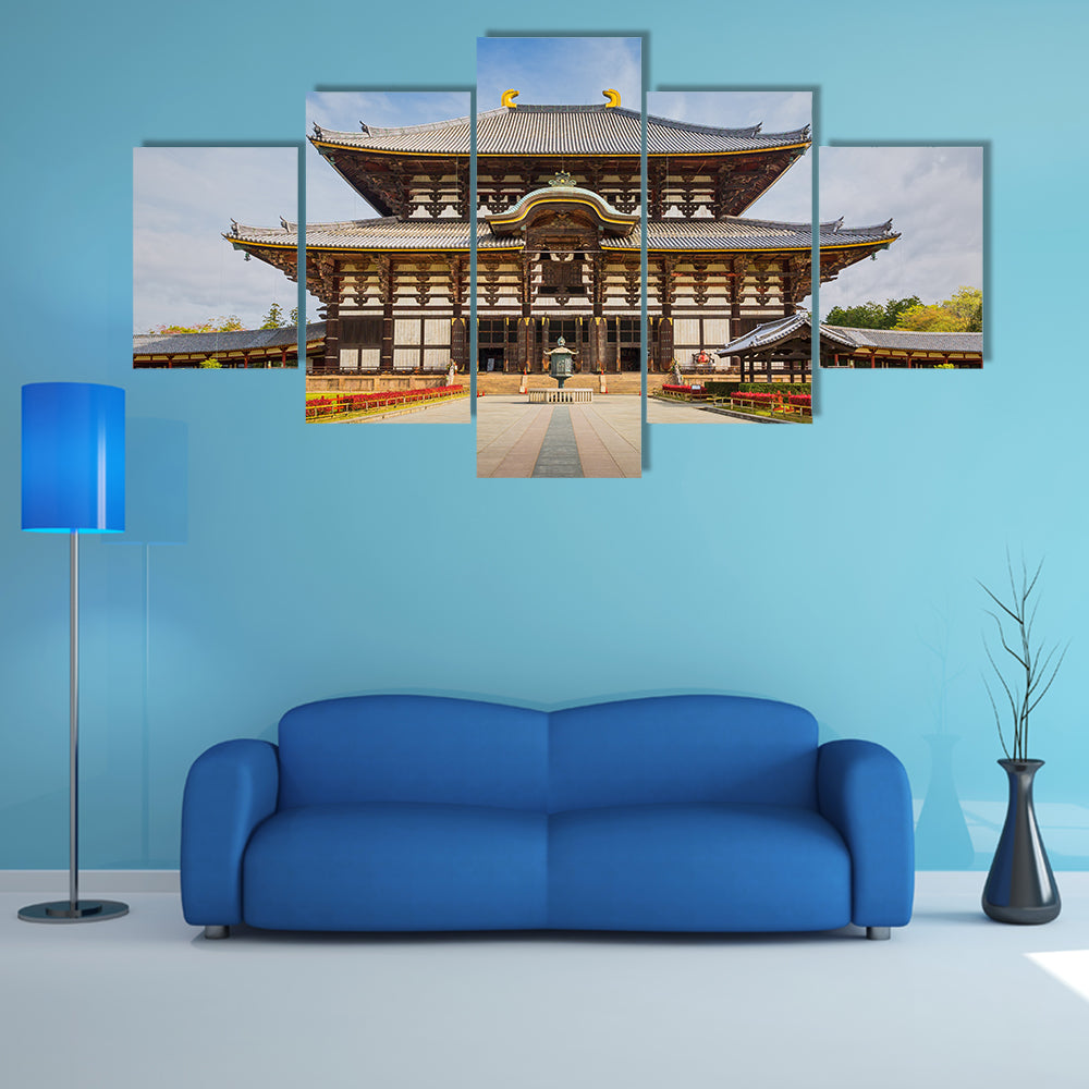 Todaiji Great Buddha Hall, Nara Canvas Wall Art