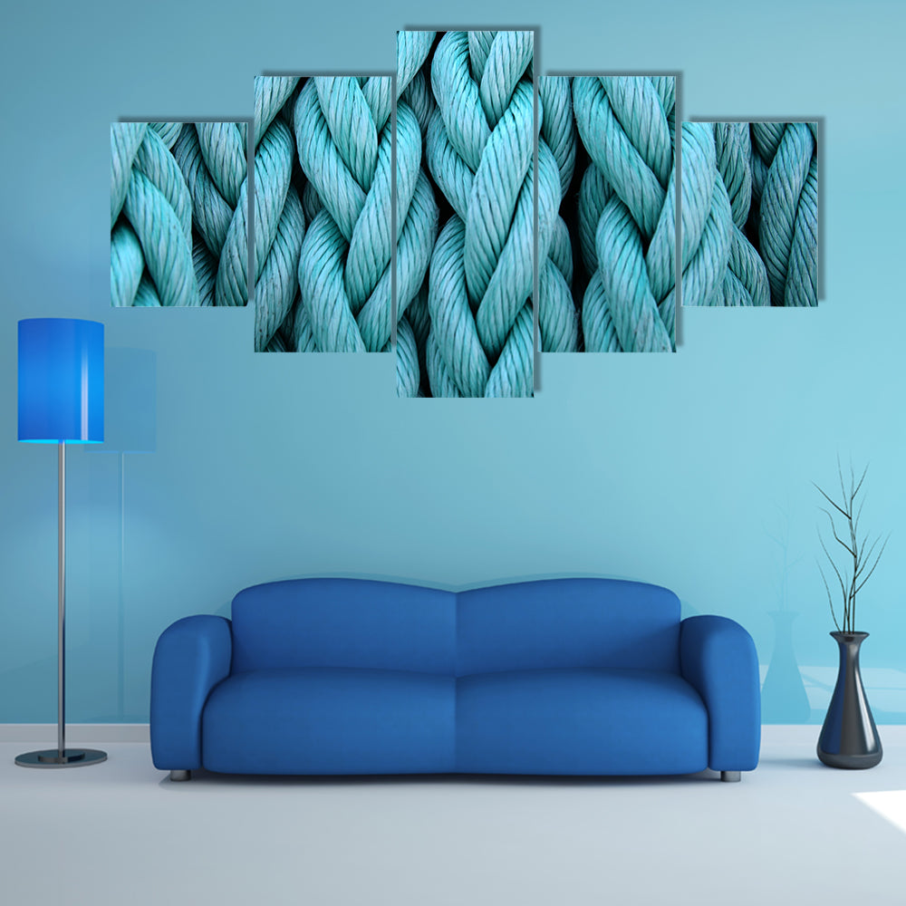 Rope On A Boat Canvas Wall Art