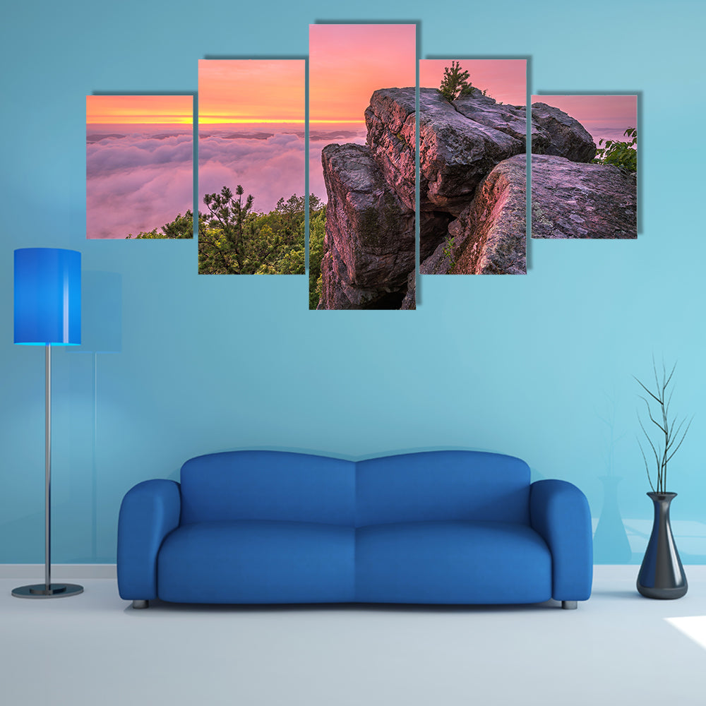 Pine Mountain Trail in Kentucky Canvas Wall Art
