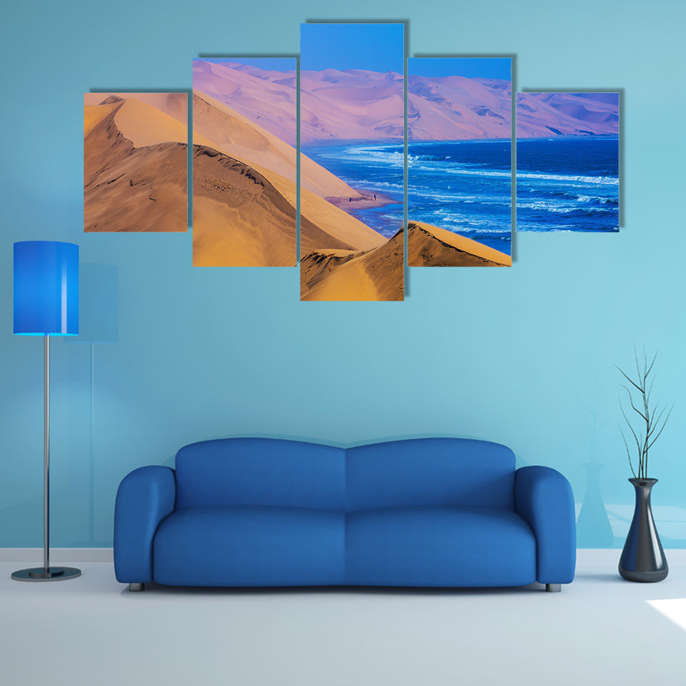 Namibia Sand Dunes Along the Atlantic Coast Canvas Wall Art