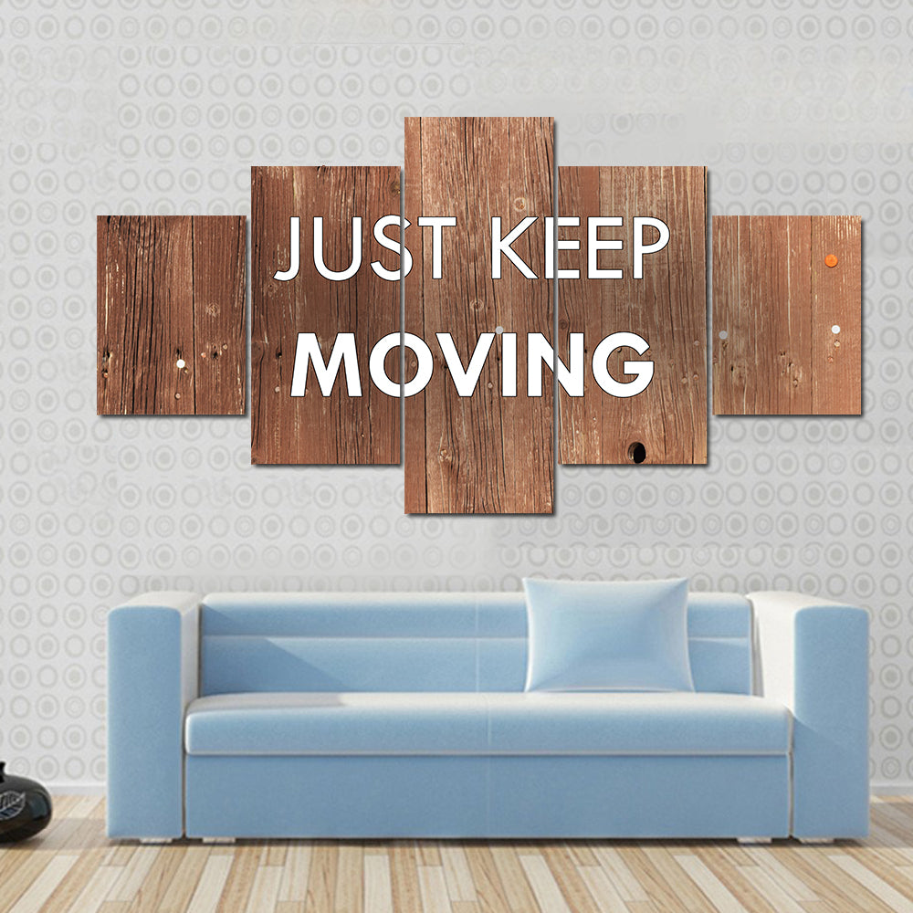 Better Workout Quote on Weathered Wood Canvas Wall Art