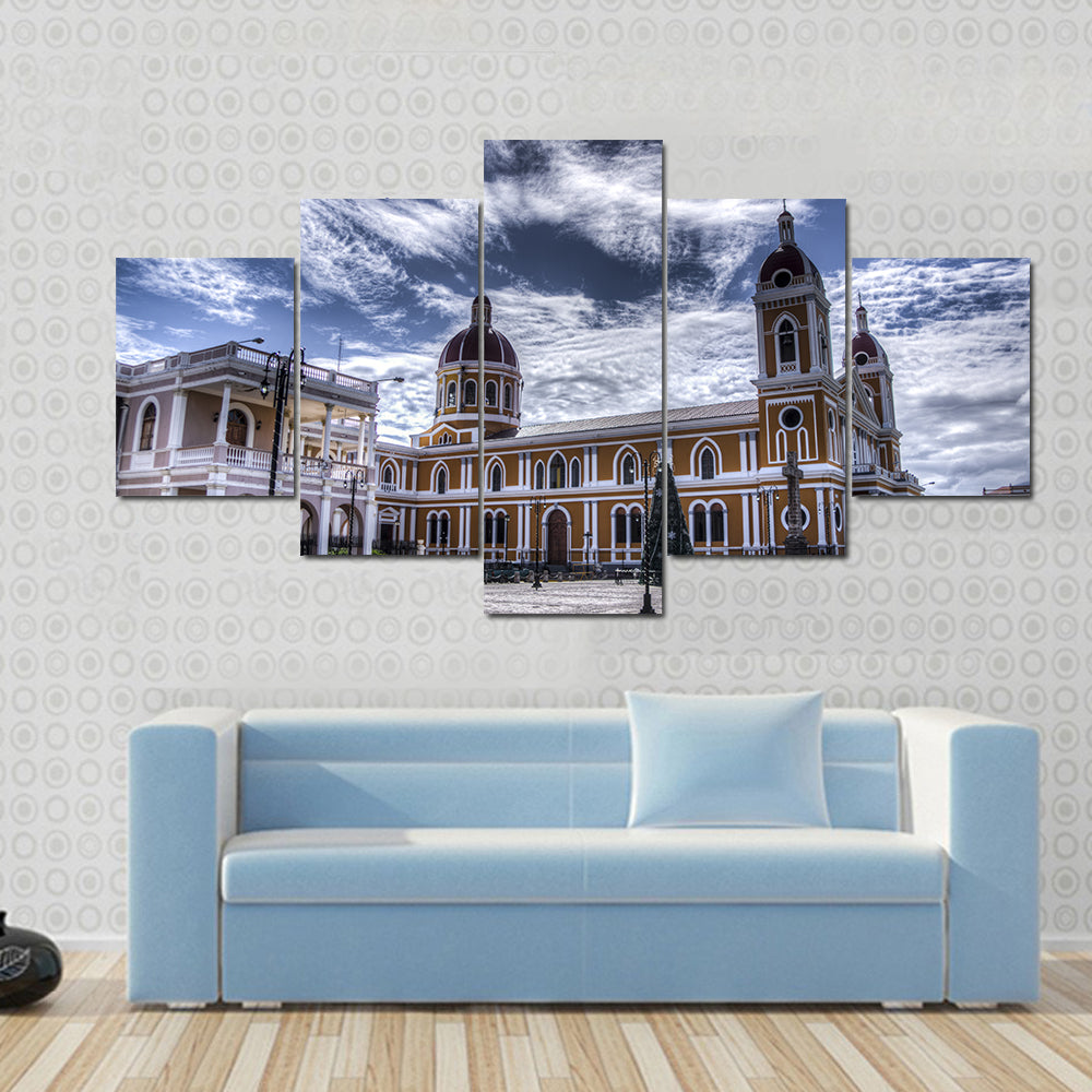 Cathedral of Granada In Nicaragua Canvas Wall Art