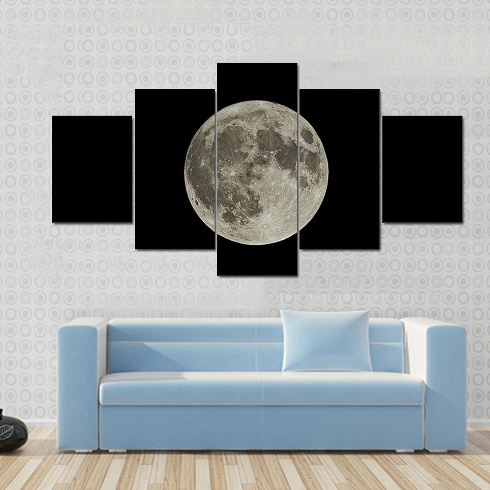 The Hunter's Supermoon Canvas Wall Art