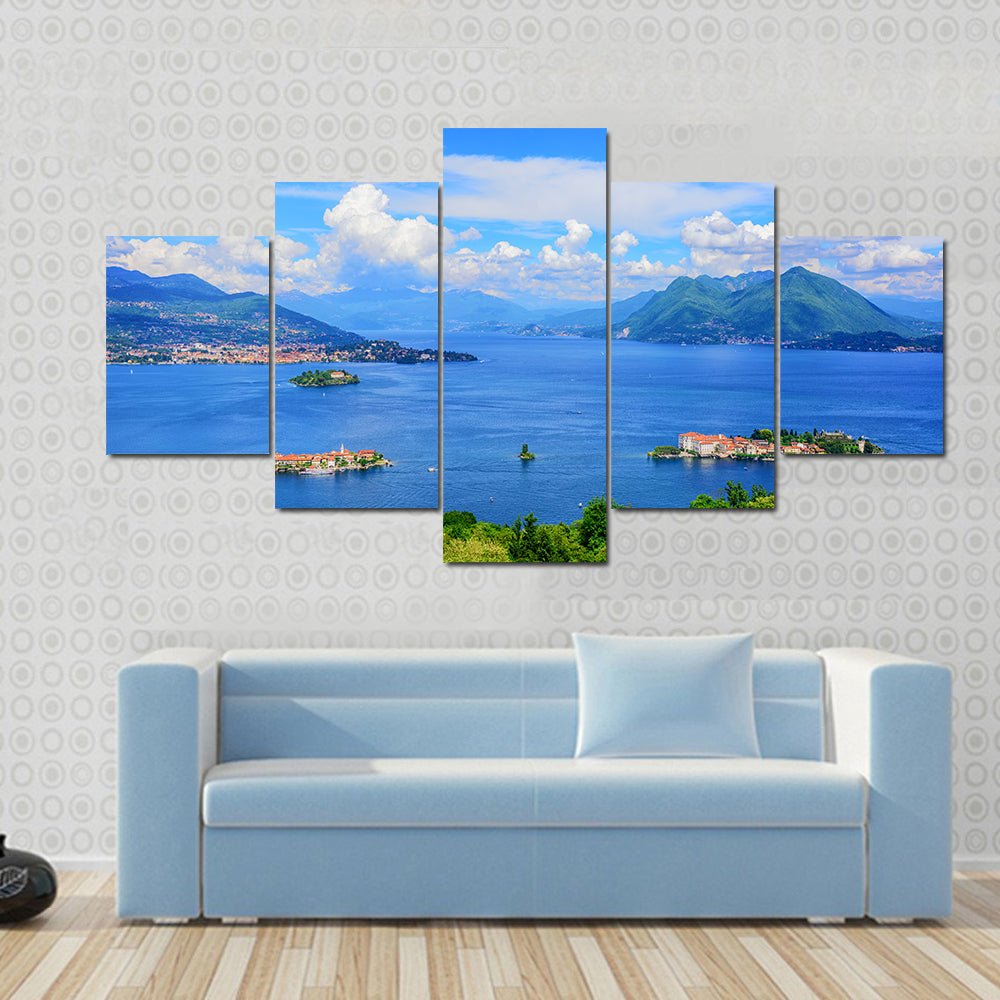 Lago Maggiore Lake In Italy Canvas Wall Art