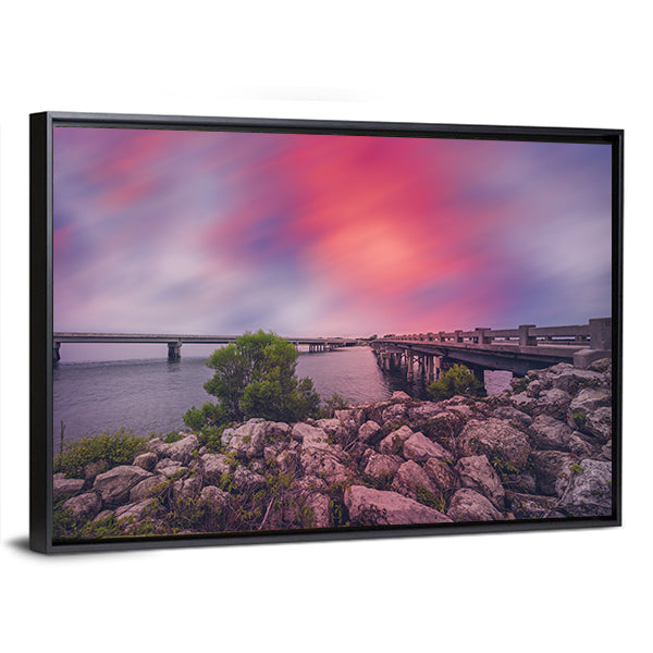 Bridges Between Amelia and Big Talbot Islands Canvas Wall Art