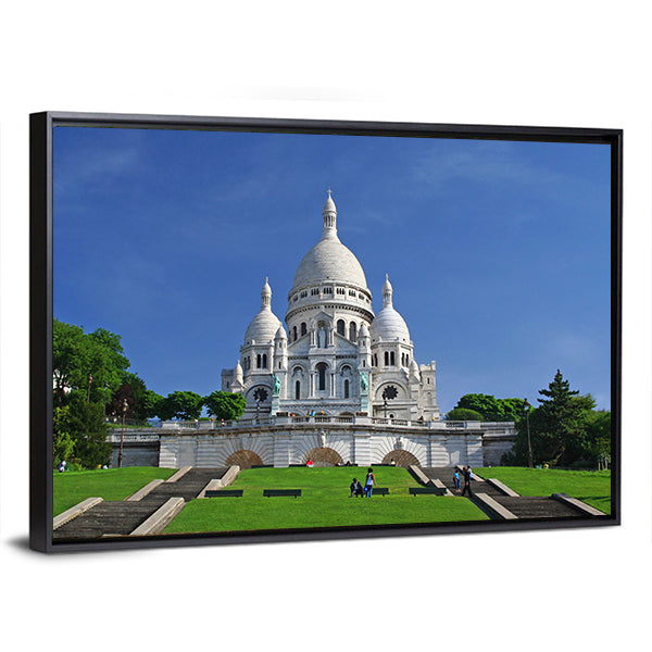 Sacré-cœur Basilica in Montmartre, Paris Canvas Wall Art