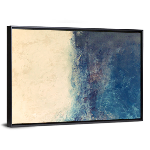 Sea And Beach Abstract Canvas Wall Art