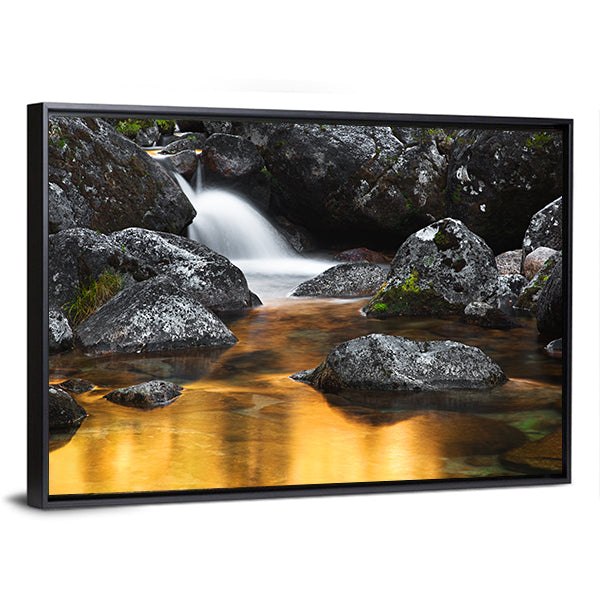 The Macieira River In Peneda Geres National Park Portugal Canvas Wall Art