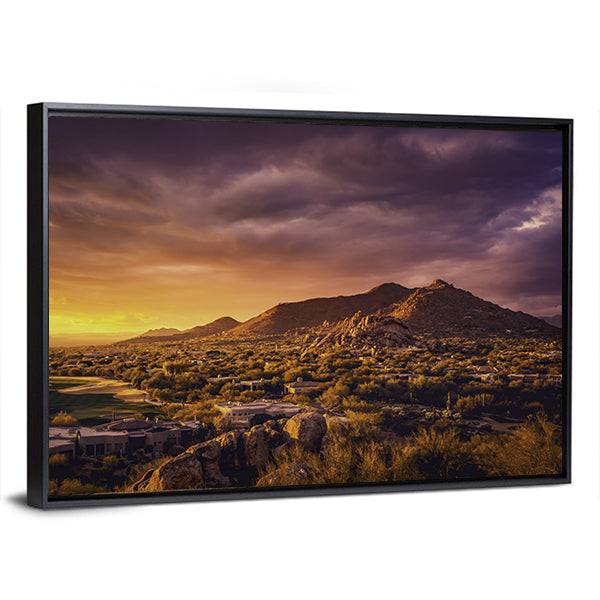 Scottsdale Arizona Desert Canvas Wall Art