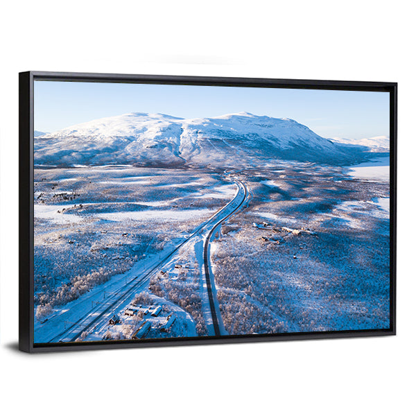 Abisko National Park In Kiruna Municipality Sweden Canvas Wall Art