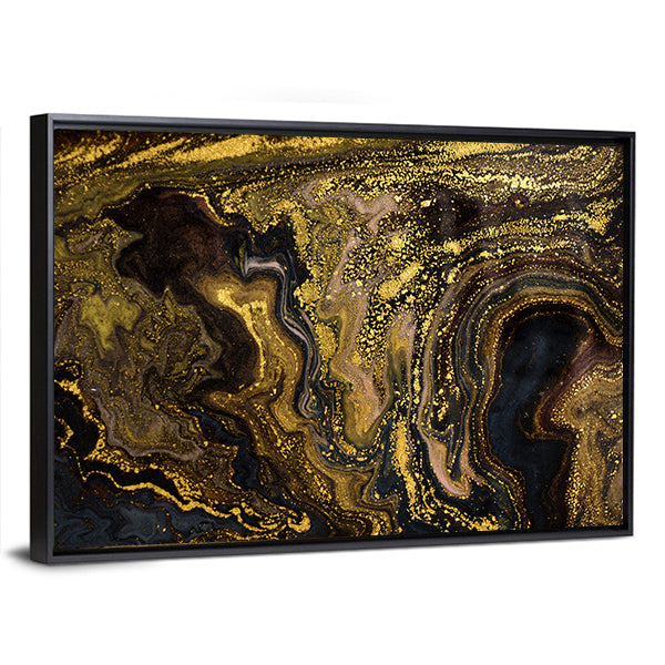 Marble Ripple Pattern Canvas Wall Art
