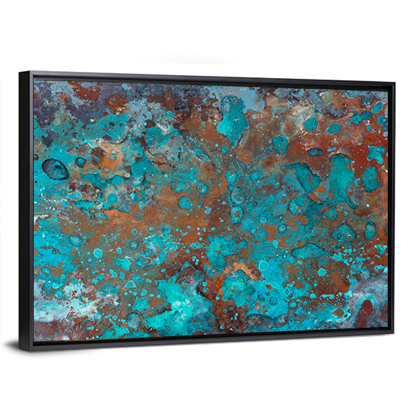 Liquid Brushstrokes Textures Canvas Wall Art