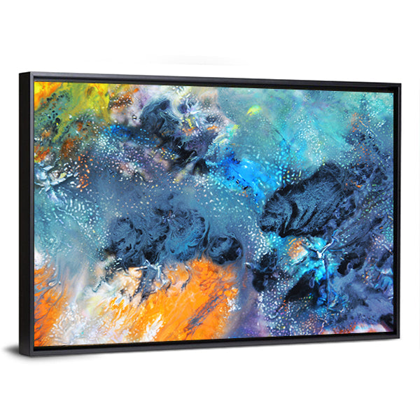 Icy Bright Texture Canvas Wall Art
