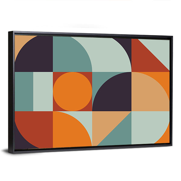 Scandinavian Geometric Abstract Canvas Wall Art