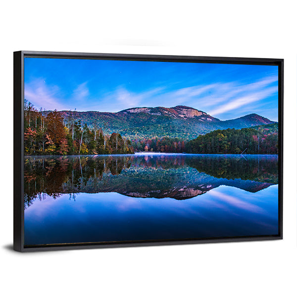 Pinnacle Lake At Sunrise In South Carolina Canvas Wall Art