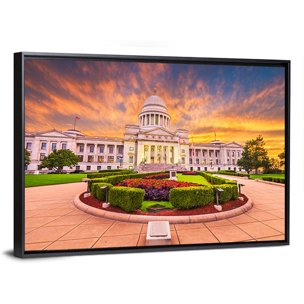 Arkansas State Capitol Building Canvas Wall Art