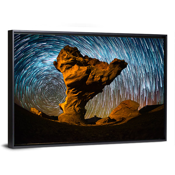 Arbol de Piedra Stone In Bolivia Canvas Wall Art