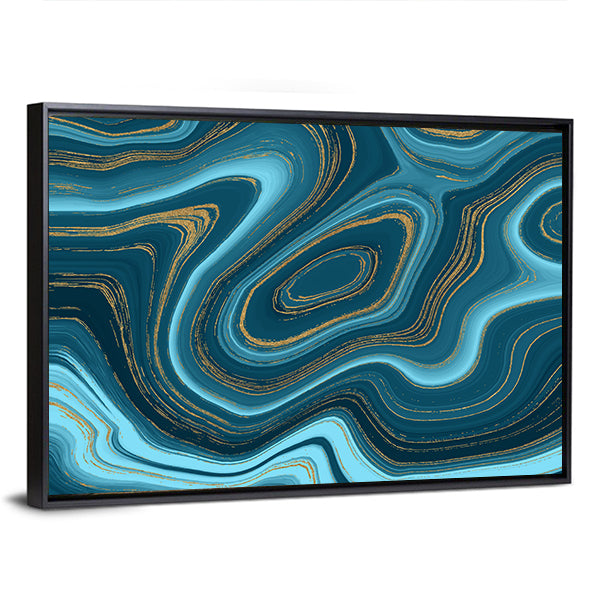 Liquid Marble Texture Canvas Wall Art
