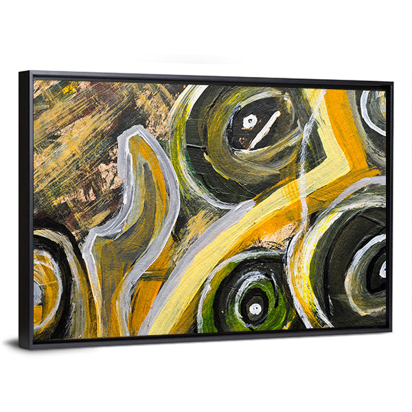 Brush Strokes Texture Canvas Wall Art