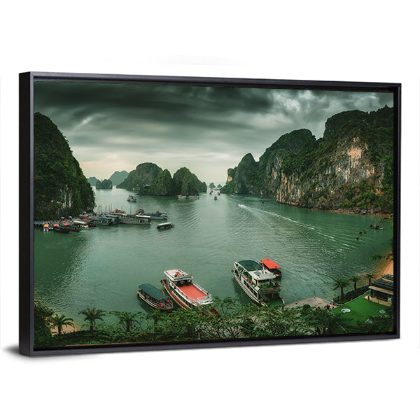 Ha Long Bay In Vietnam Canvas Wall Art