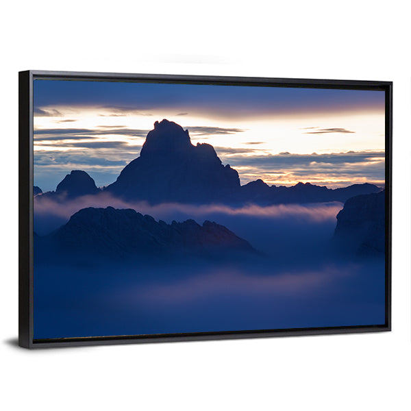Dolomites Alps In Italy Canvas Wall Art