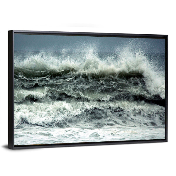 Turkey Coast In storm Canvas Wall Art
