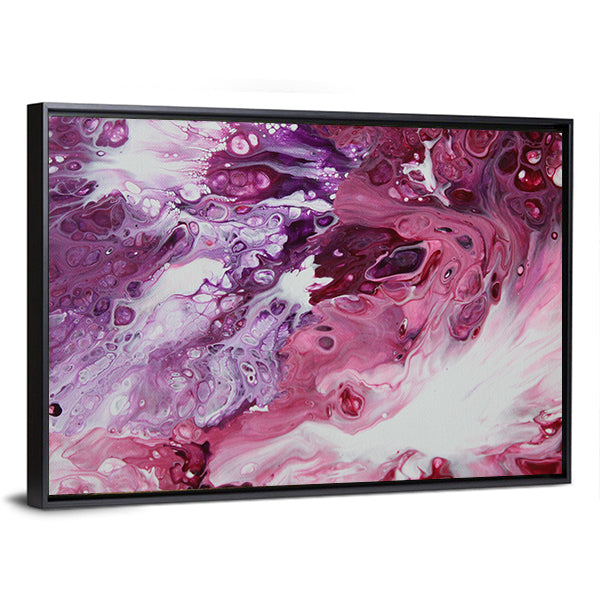 Clashing Tempest Abstract Canvas Wall Art