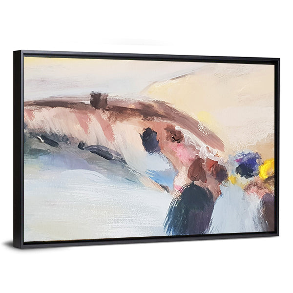 Hand Drawn Sea Sketch Canvas Wall Art