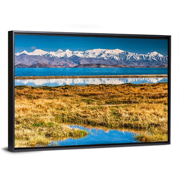 Karakul Lake In Pamir In Tajikistan Canvas Wall Art
