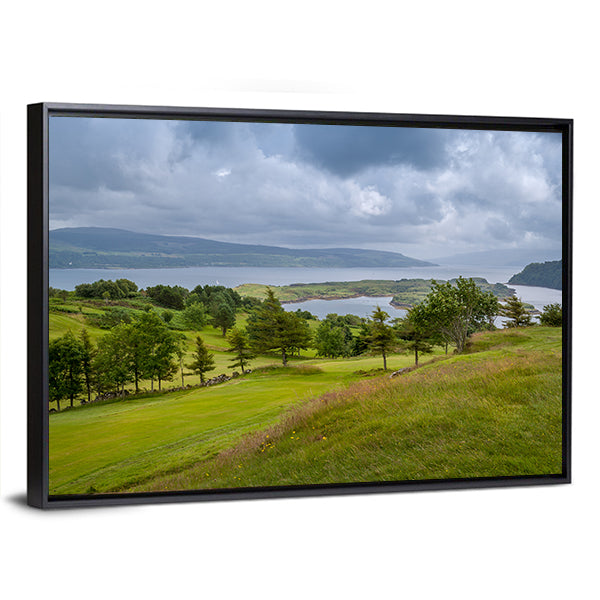 Tobermory Bay In Scotland Canvas Wall Art