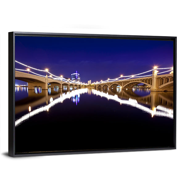 Mill Avenue Bridges In Tempe Arizona Canvas Wall Art