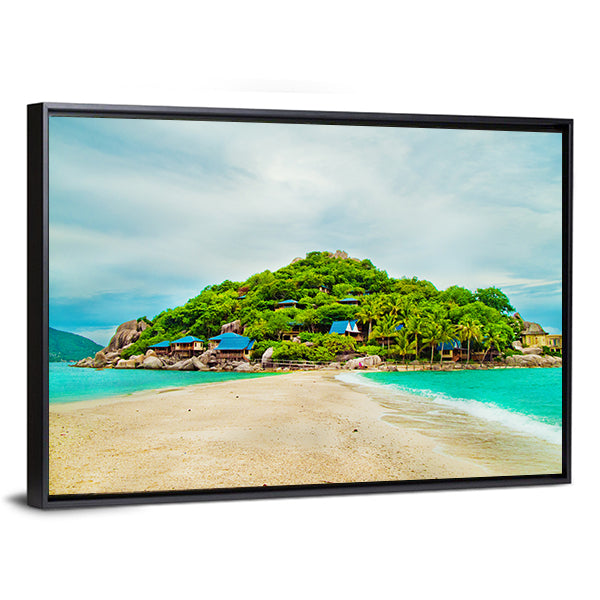 Tropical Island Beach in Thailand Canvas Wall Art