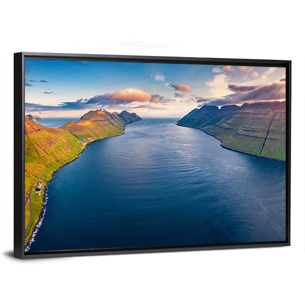 Kalsoy Island In Denmark Canvas Wall Art