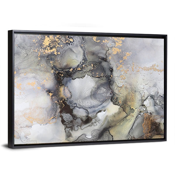 Alcohol Fluid Artwork Canvas Wall Art