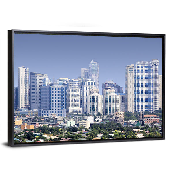Fort Bonifacio Skyscrapers Philippines Canvas Wall Art