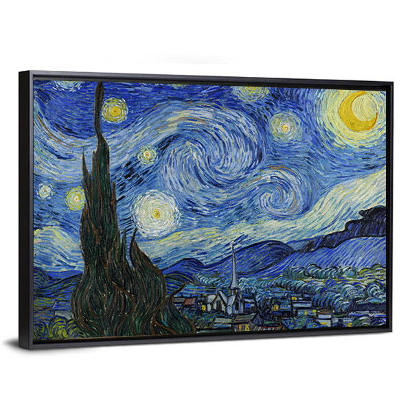 Vincent Van Gogh Starry Night 1889 Canvas Wall Art