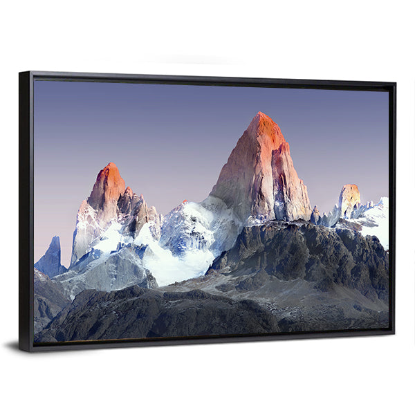 Mount Fitz Roy In Patagonia Canvas Wall Art