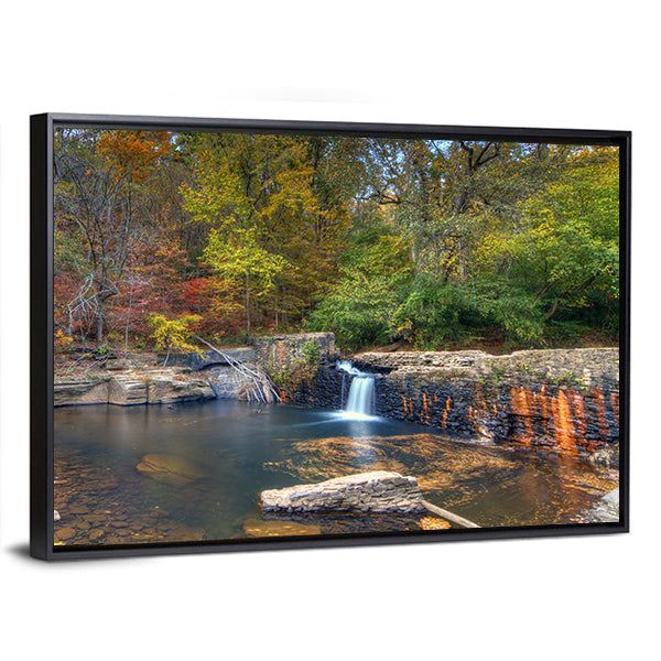 Freeman Mill Park Near Atlanta In Georgia Canvas Wall Art