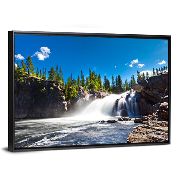 Scenic Waterfall Canvas Wall Art