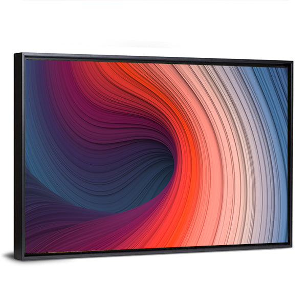 Minimalist Wave Design Canvas Wall Art