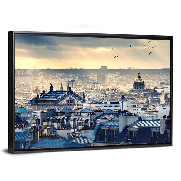 Paris Cityscape Canvas Wall Art