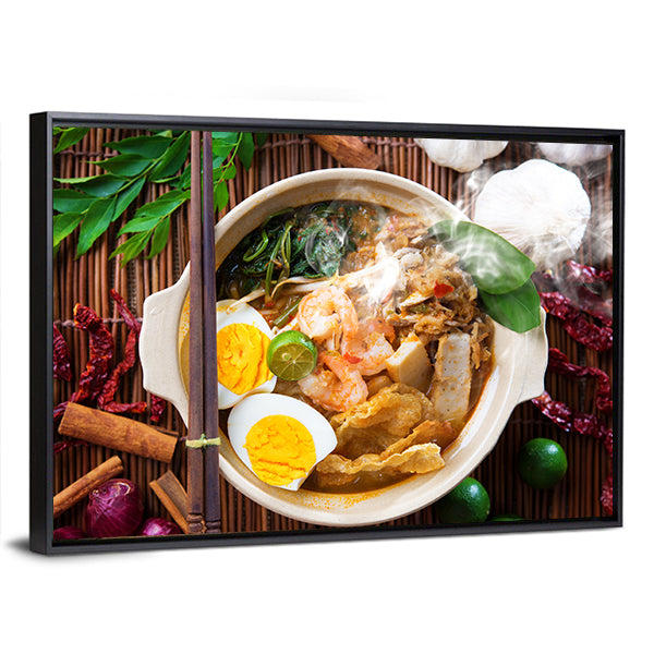 Popular Malaysian Food Canvas Wall Art