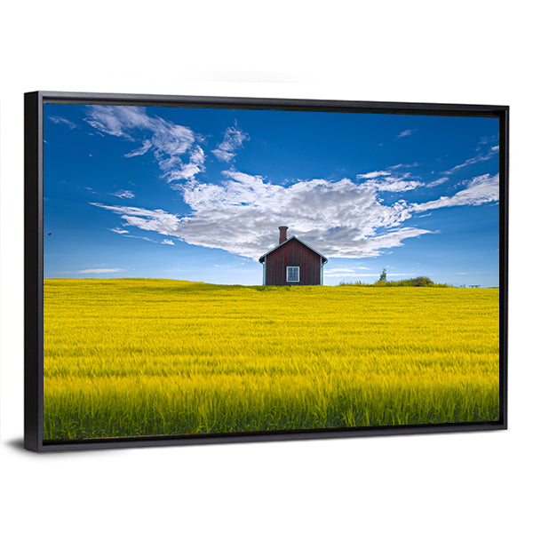Traditional Swedish Summer House Canvas Wall Art