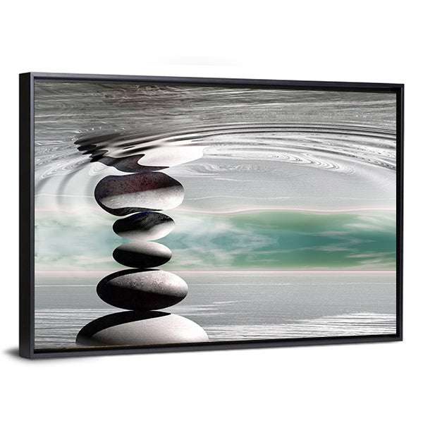 Zen Stones Canvas Wall Art